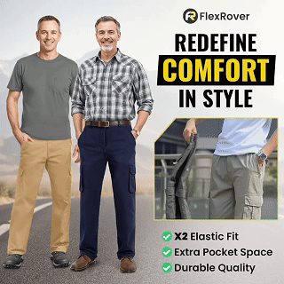 FlexRover - Ultra Comfort Flex Fit Cargo Pants