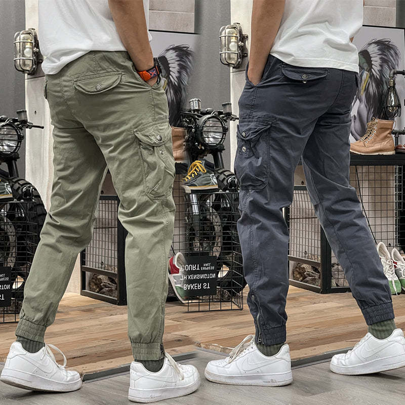 Men's Multi-Pockets Drawstring Elastic Waist Cargo Pants — ❄️Winter Sale 50% Off