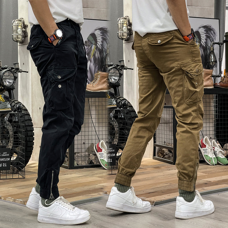 Men's Multi-Pockets Drawstring Elastic Waist Cargo Pants — ❄️Winter Sale 50% Off