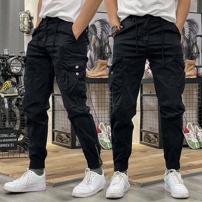 Men's Multi-Pockets Drawstring Elastic Waist Cargo Pants — ❄️Winter Sale 50% Off