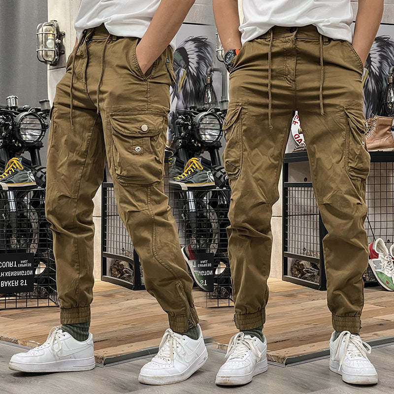 Men's Multi-Pockets Drawstring Elastic Waist Cargo Pants — ❄️Winter Sale 50% Off