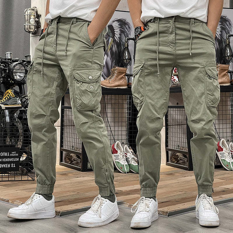 Men's Multi-Pockets Drawstring Elastic Waist Cargo Pants — ❄️Winter Sale 50% Off