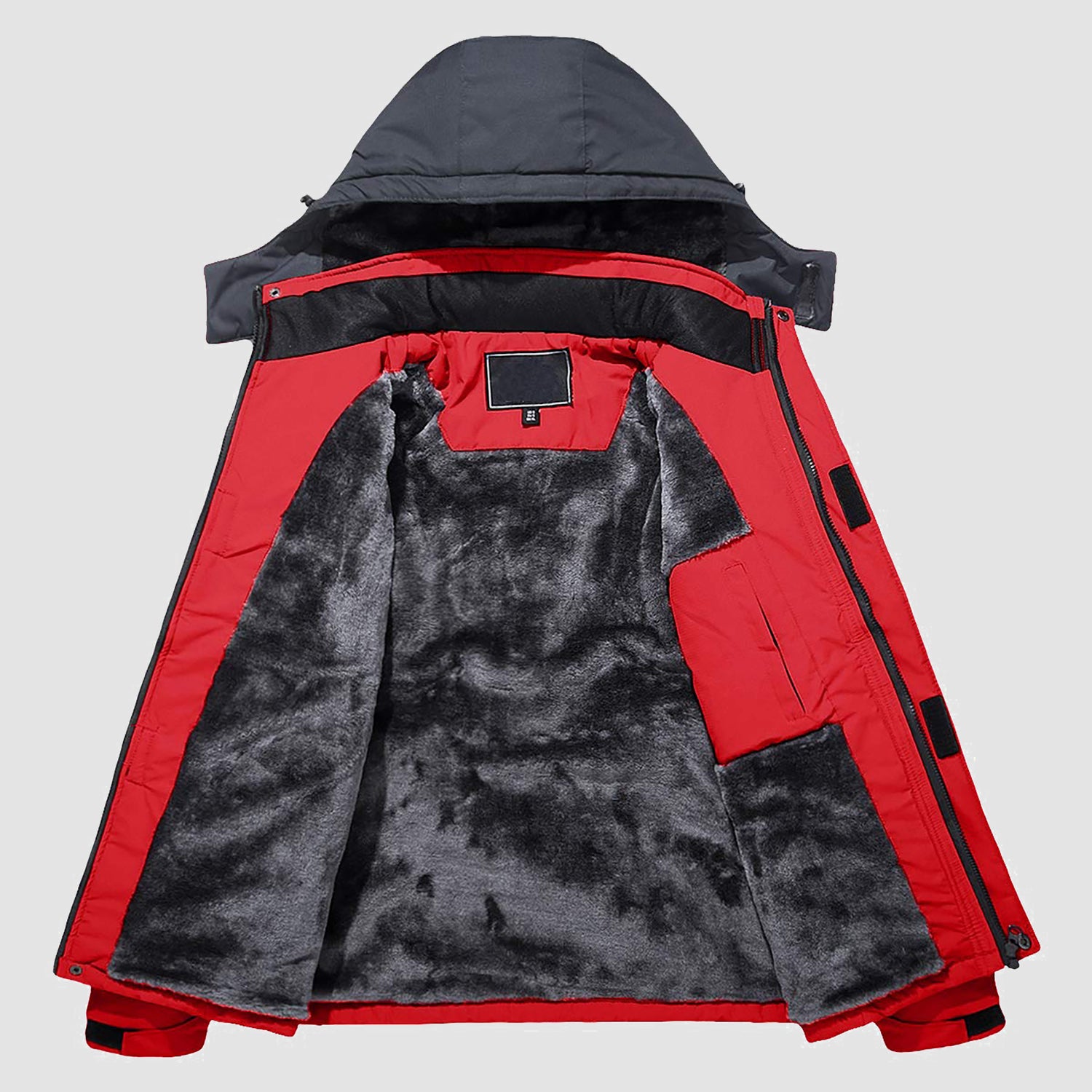 Men's Water-Repellent Winter Ski Jacket with Fleece Lining - MAGCOMSEN