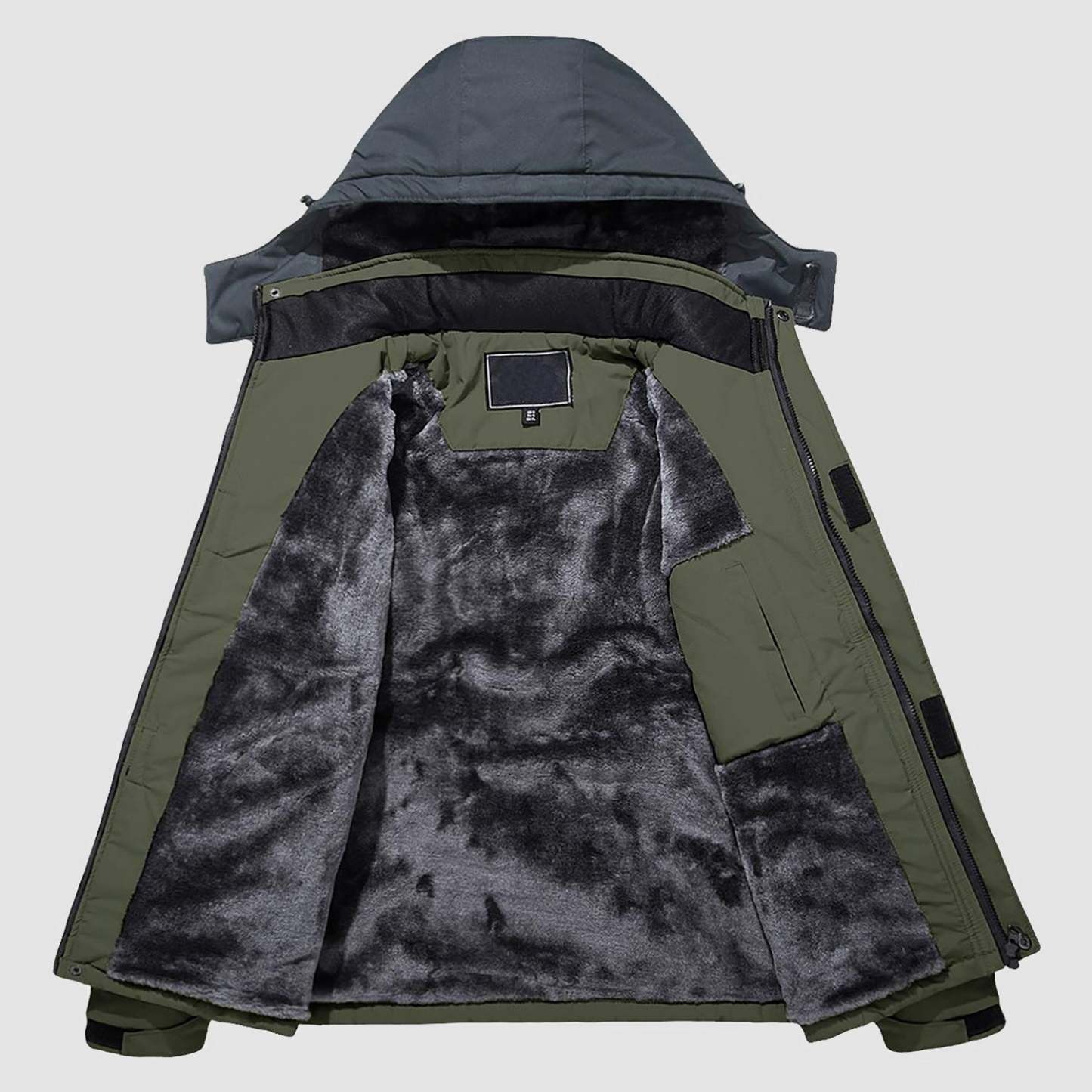 Men's Water-Repellent Winter Ski Jacket with Fleece Lining - MAGCOMSEN