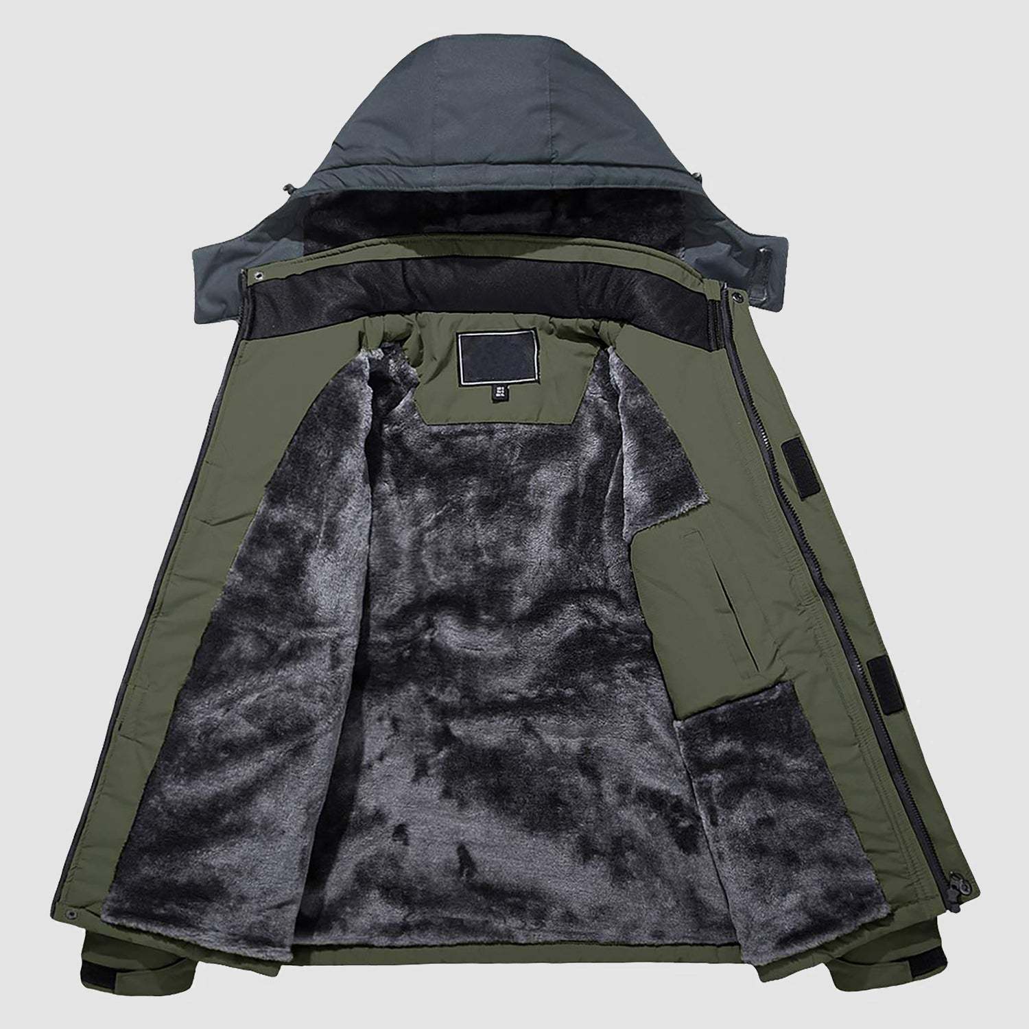 Men's Water-Repellent Winter Ski Jacket with Fleece Lining - MAGCOMSEN