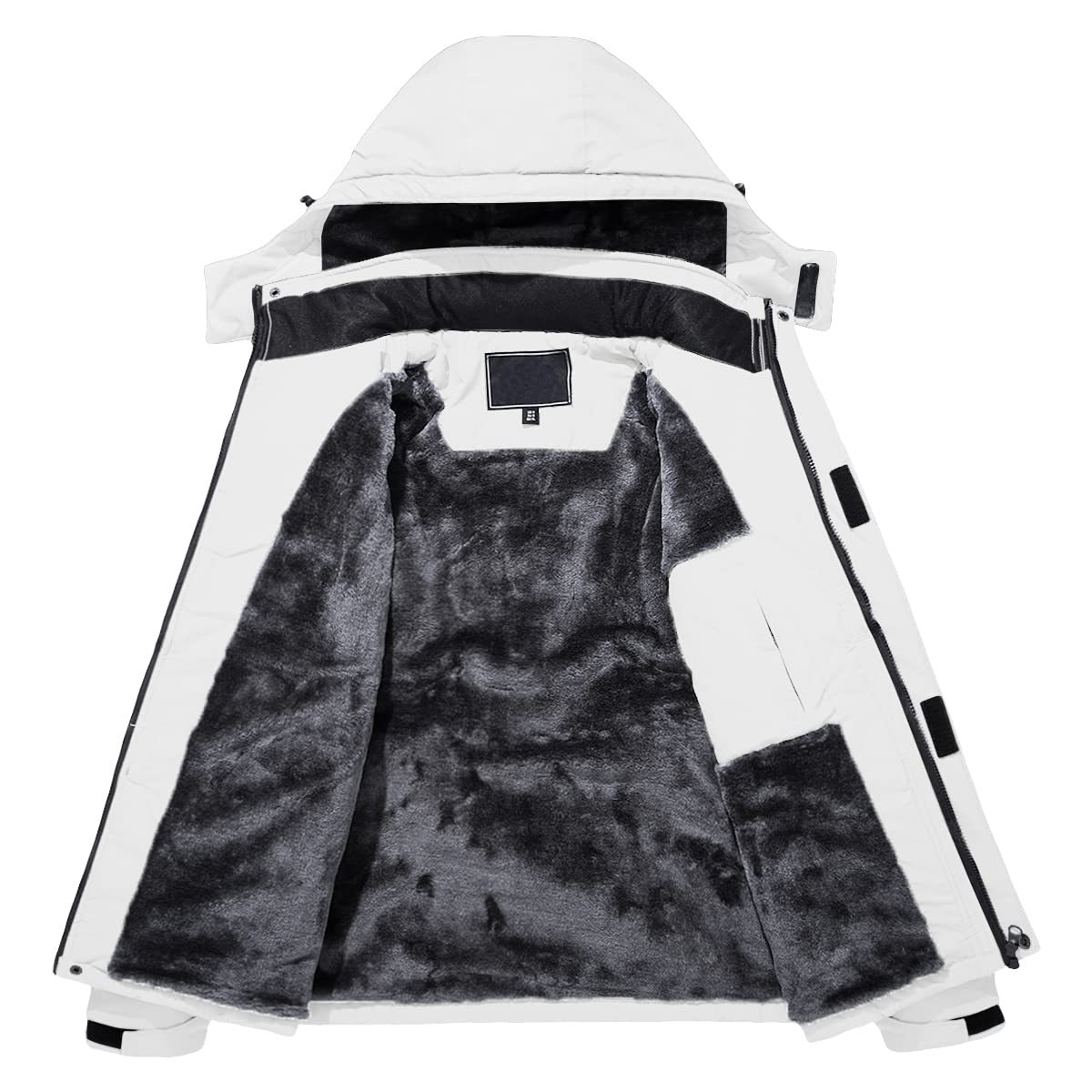 Men's Water-Repellent Winter Ski Jacket with Fleece Lining - MAGCOMSEN