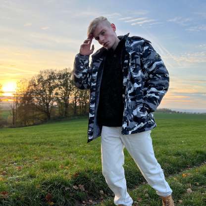 Men's Water-Repellent Winter Ski Jacket with Fleece Lining - MAGCOMSEN