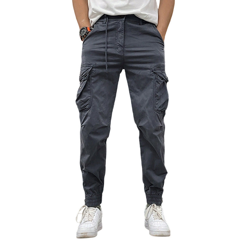 Men's Multi-Pockets Drawstring Elastic Waist Cargo Pants — ❄️Winter Sale 50% Off