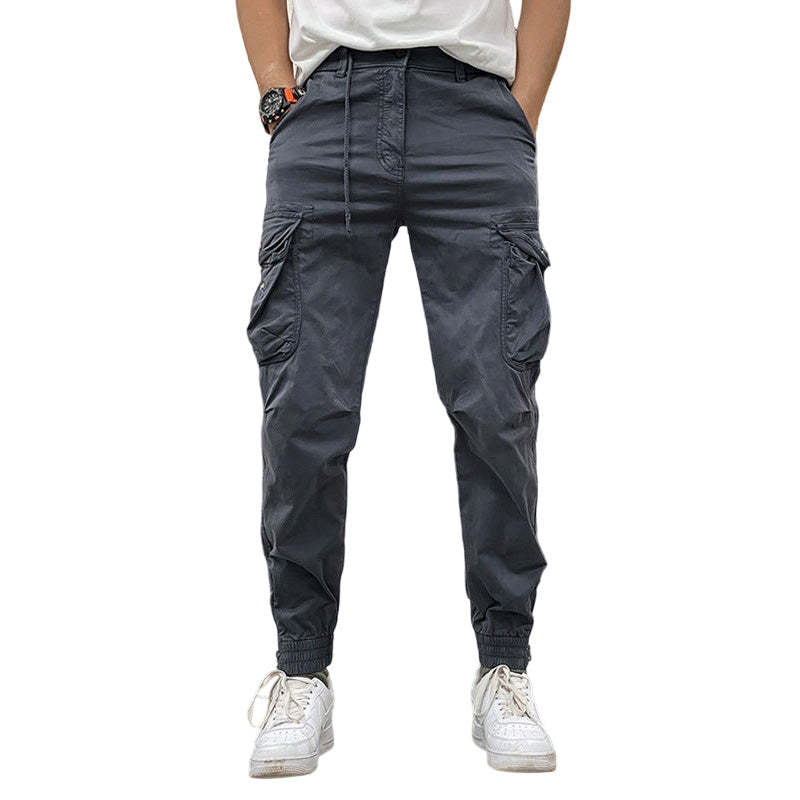 Men's Multi-Pockets Drawstring Elastic Waist Cargo Pants — ❄️Winter Sale 50% Off