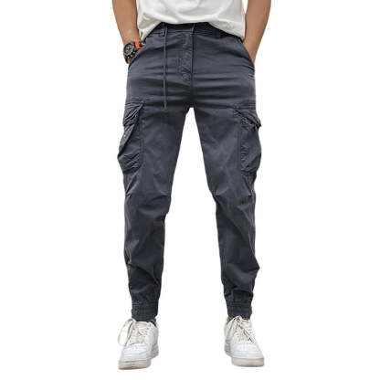 Men's Multi-Pockets Drawstring Elastic Waist Cargo Pants — ❄️Winter Sale 50% Off