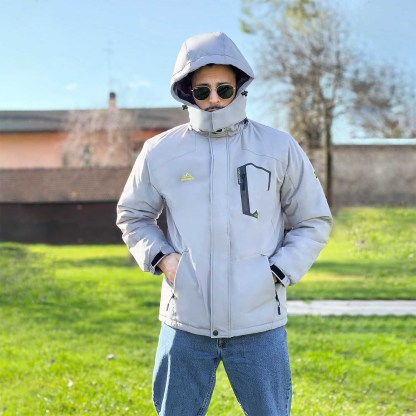 Men's Water-Repellent Winter Ski Jacket with Fleece Lining - MAGCOMSEN