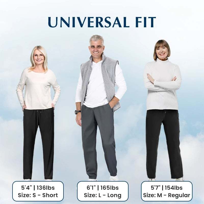 New Plus Size Unisex Ultra Stretch Quick Drying Pants