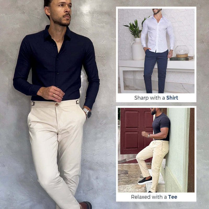 ⏳Time-limited Special⏰Men's Stretch Slim Fit Pants