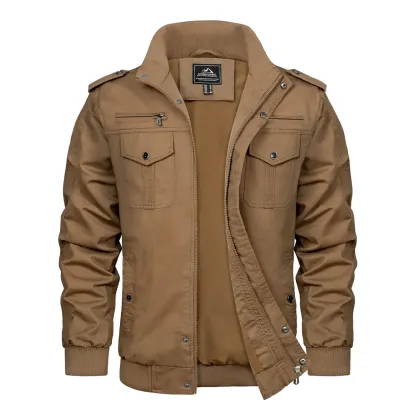 Men's Spring Fall Casual Windbreaker Jacket