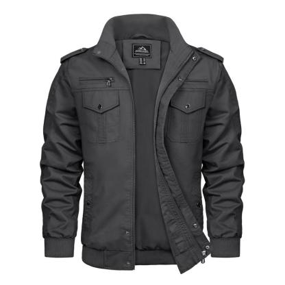 Men's Spring Fall Casual Windbreaker Jacket