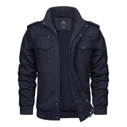 Men's Spring Fall Casual Windbreaker Jacket