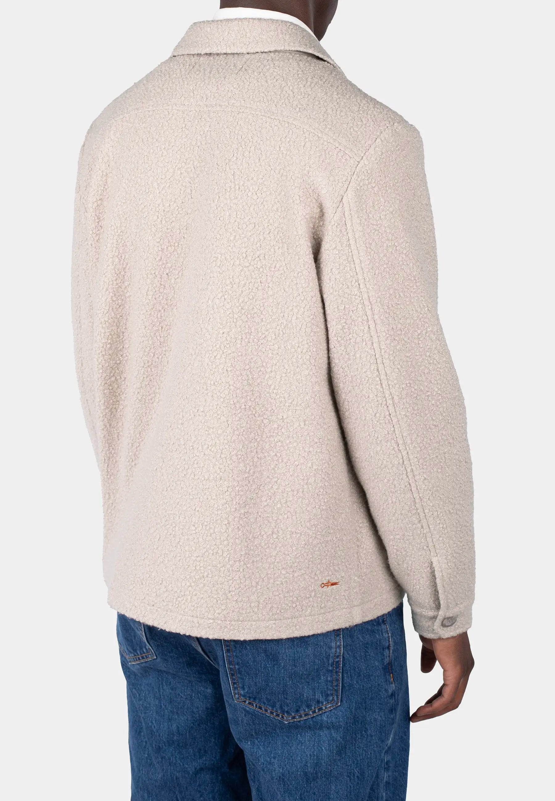 Fred boucle overshirt - Green