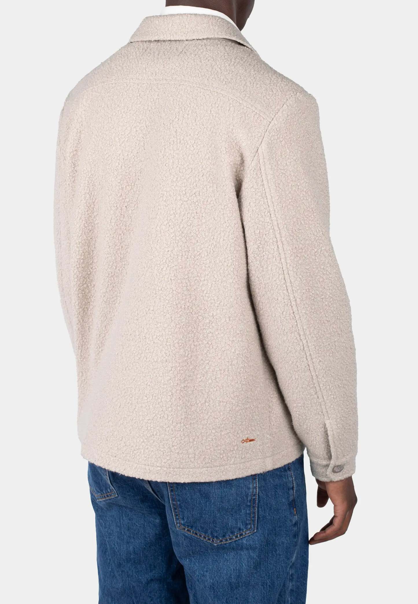 Fred boucle overshirt - Green