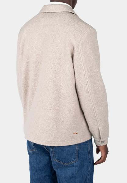 Fred boucle overshirt - Green