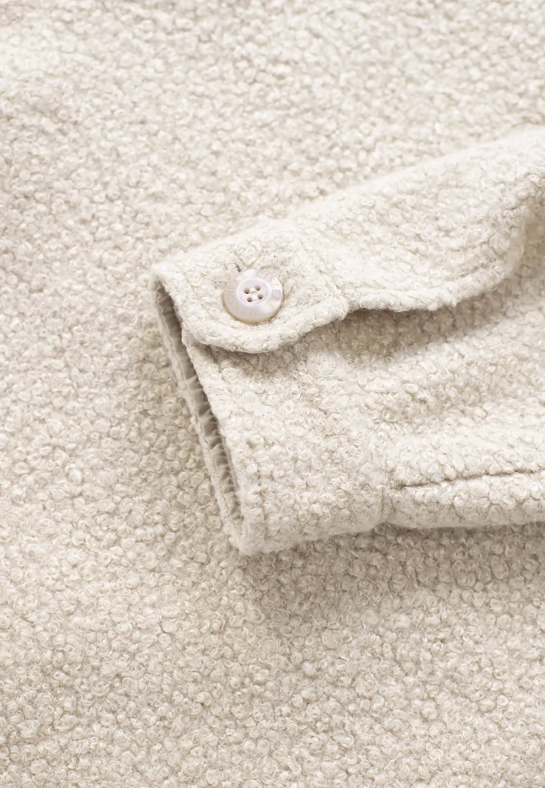 Fred boucle overshirt - Green