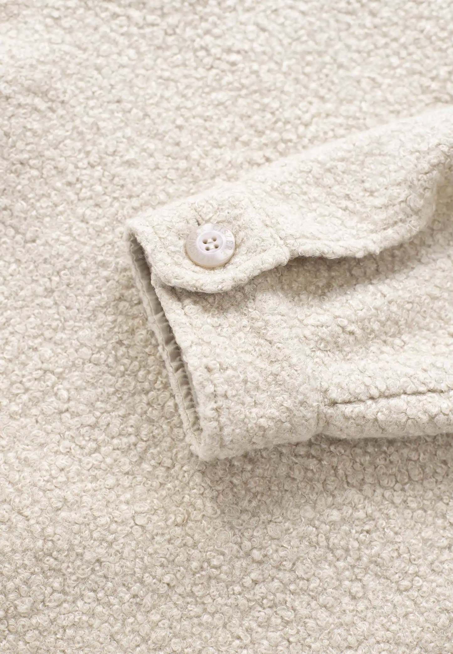 Fred boucle overshirt - Green