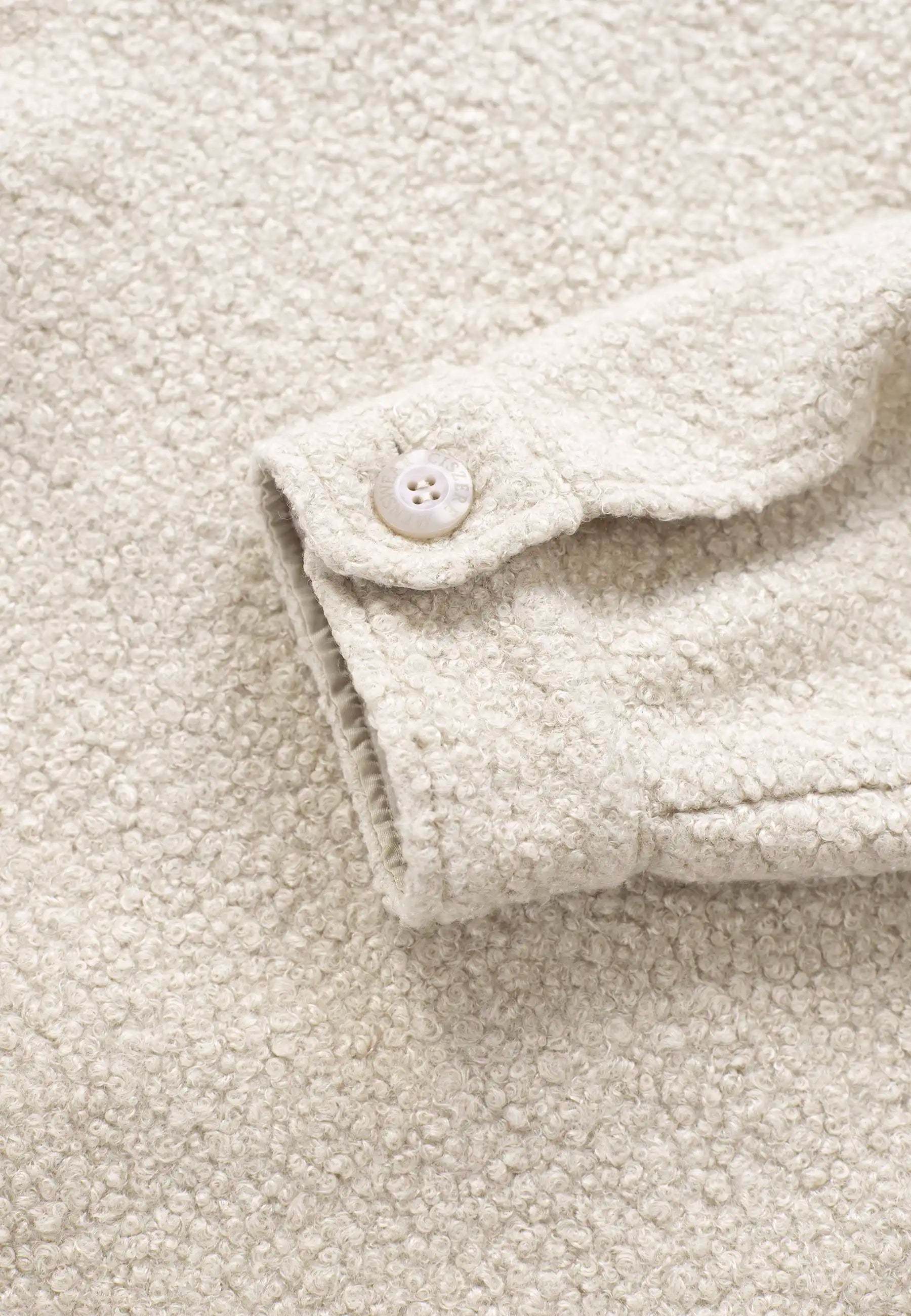 Fred boucle overshirt - Green