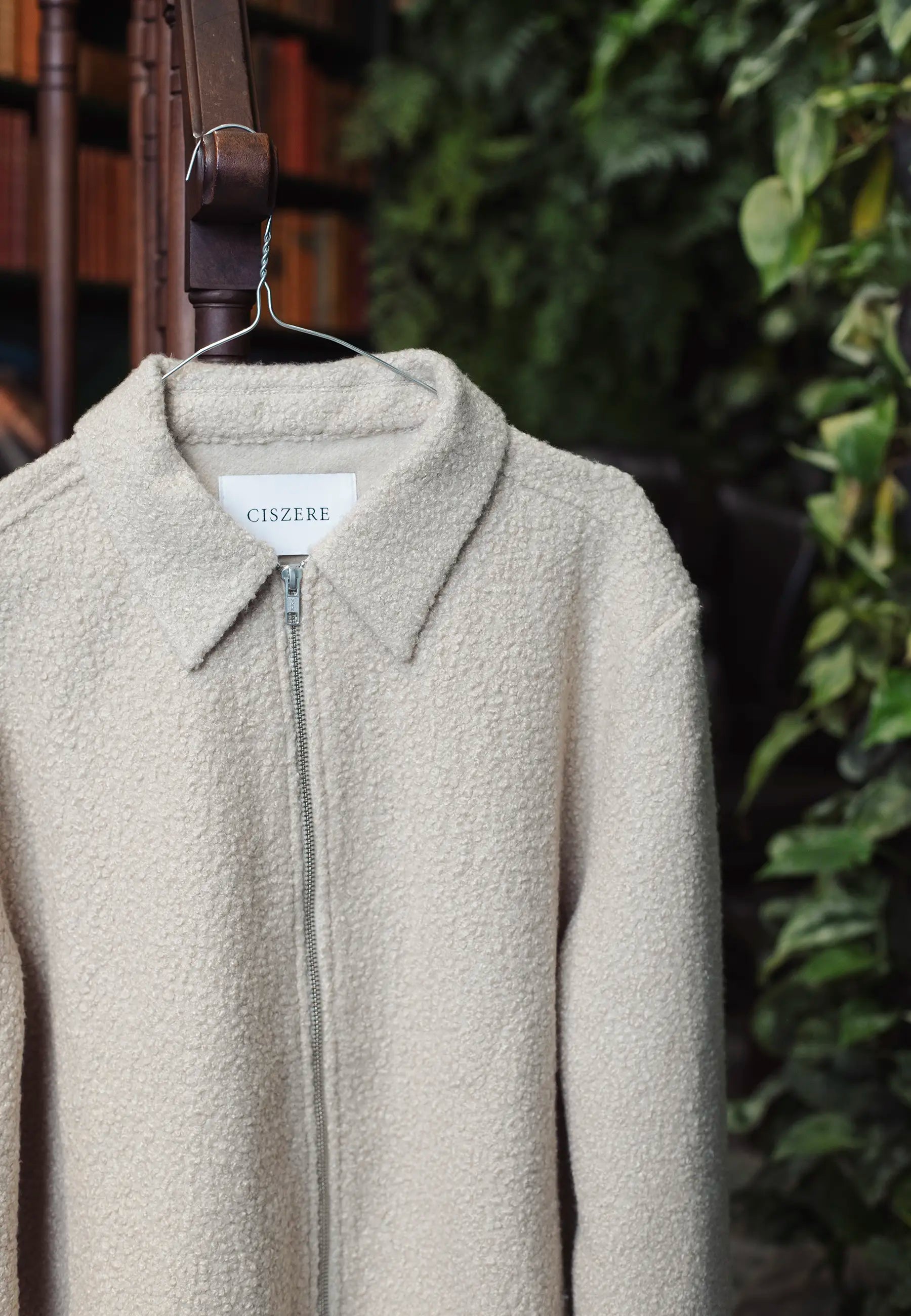 Fred boucle overshirt - Green