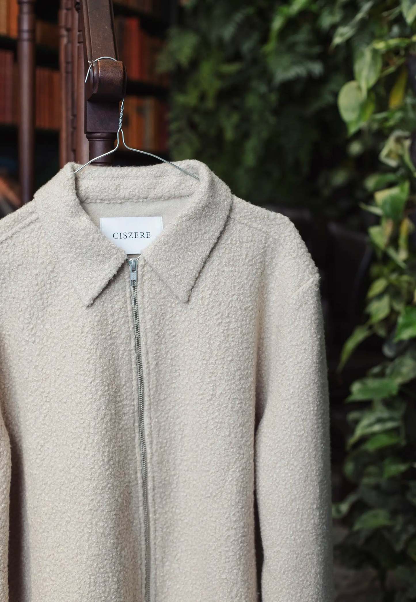 Fred boucle overshirt - Green