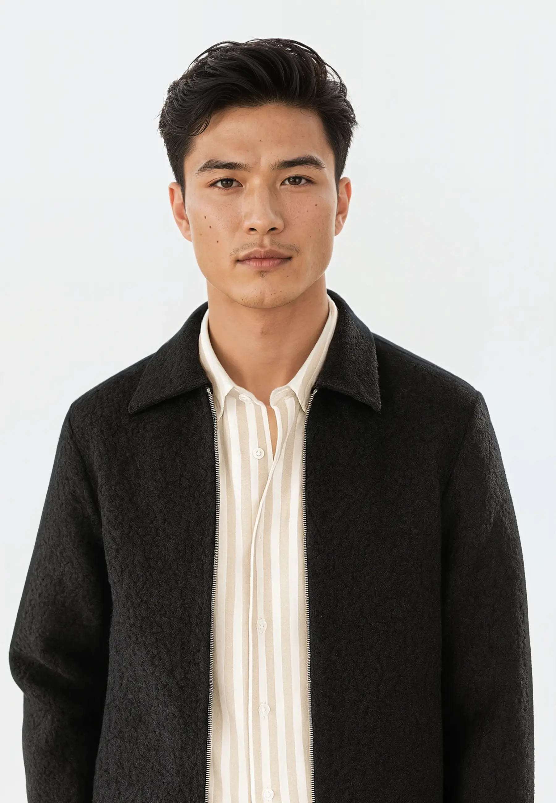 Fred boucle overshirt - Green