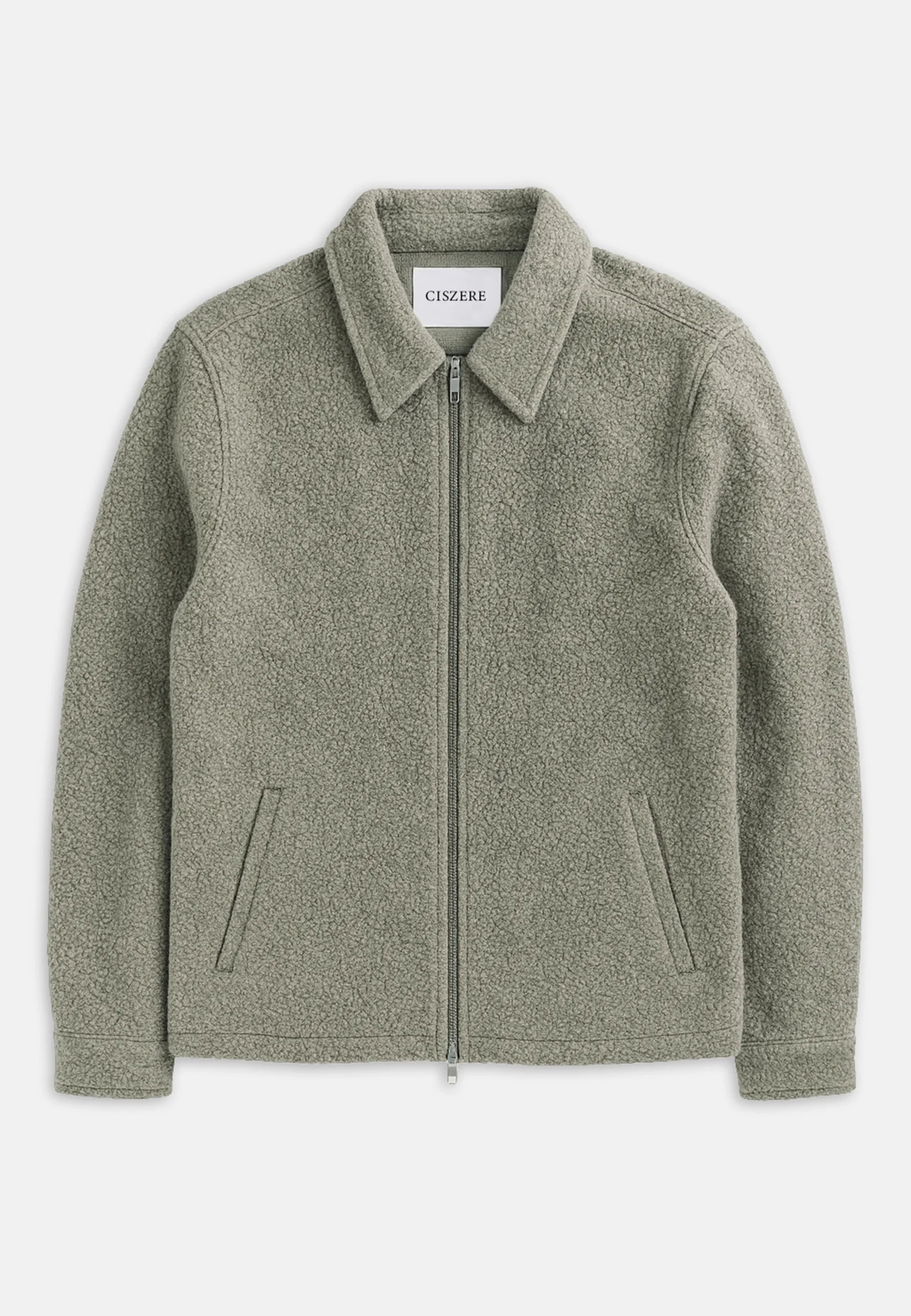 Fred boucle overshirt - Green