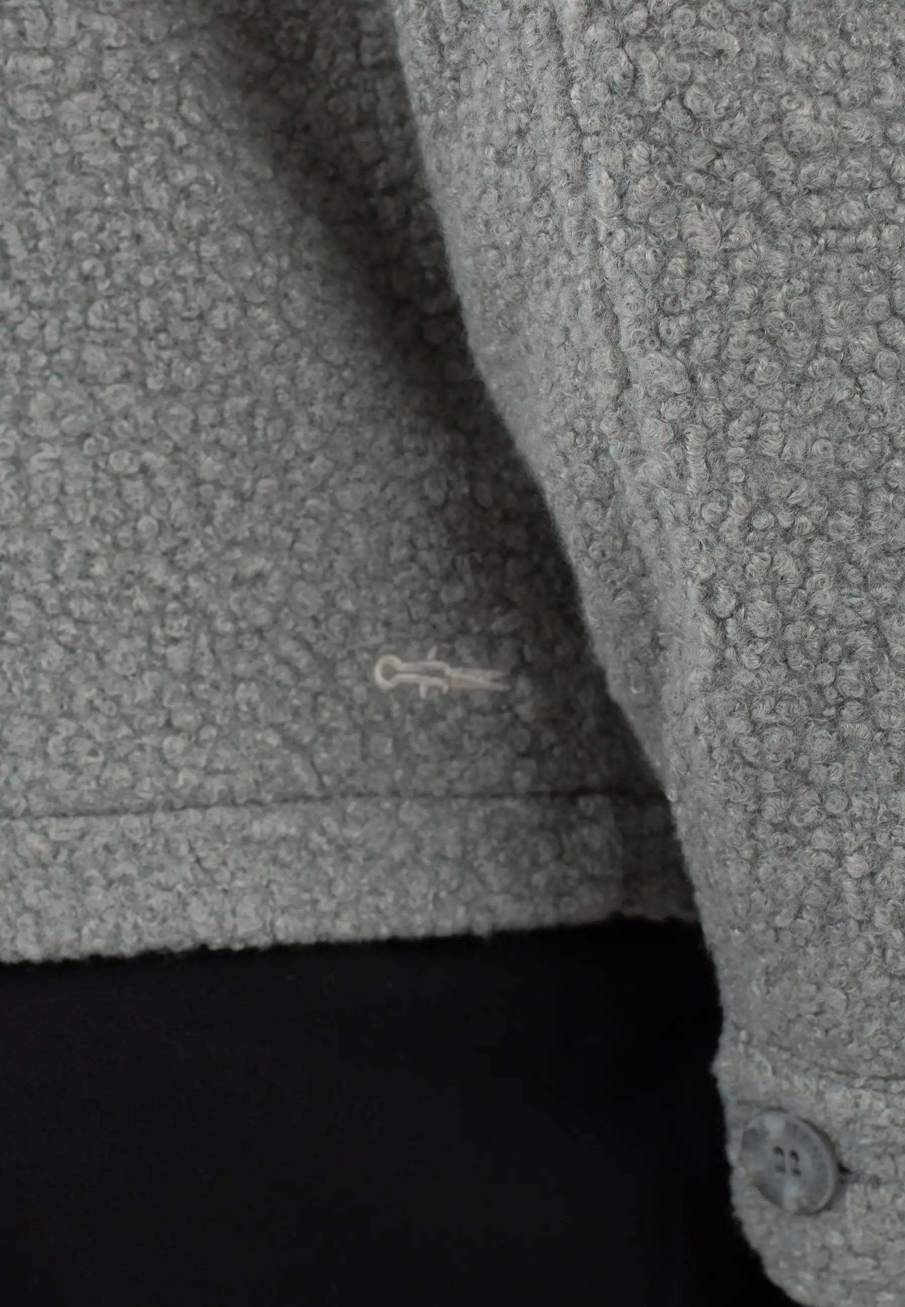 Fred boucle overshirt - Green