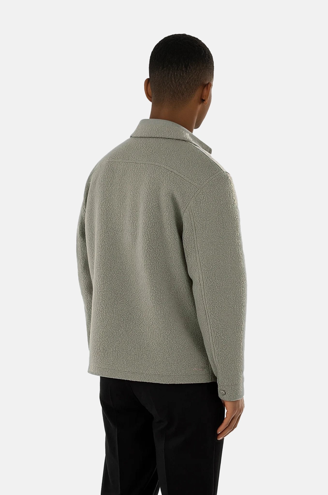 Fred boucle overshirt - Green