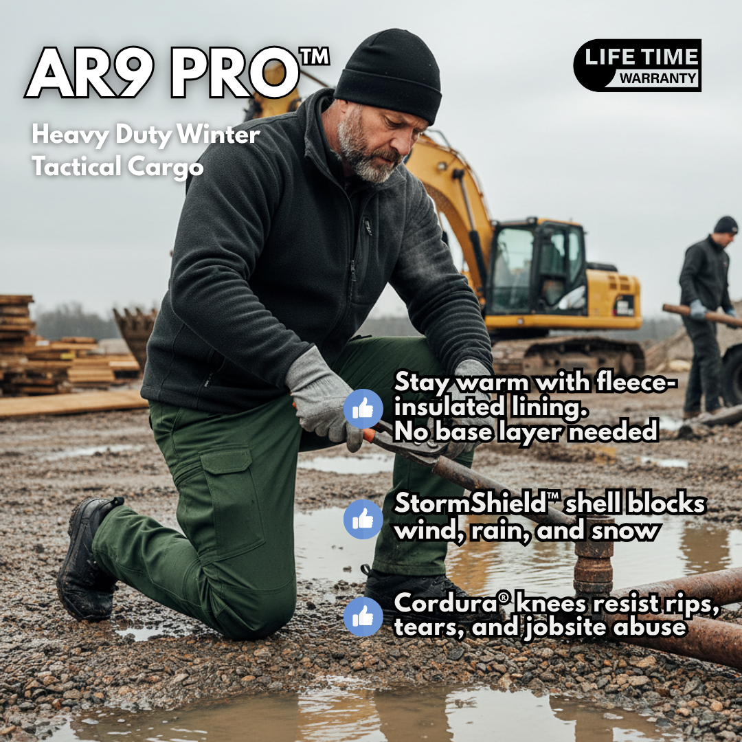 AR9 PRO™ | Indestructible Tactical Cargo for Brutal Winters