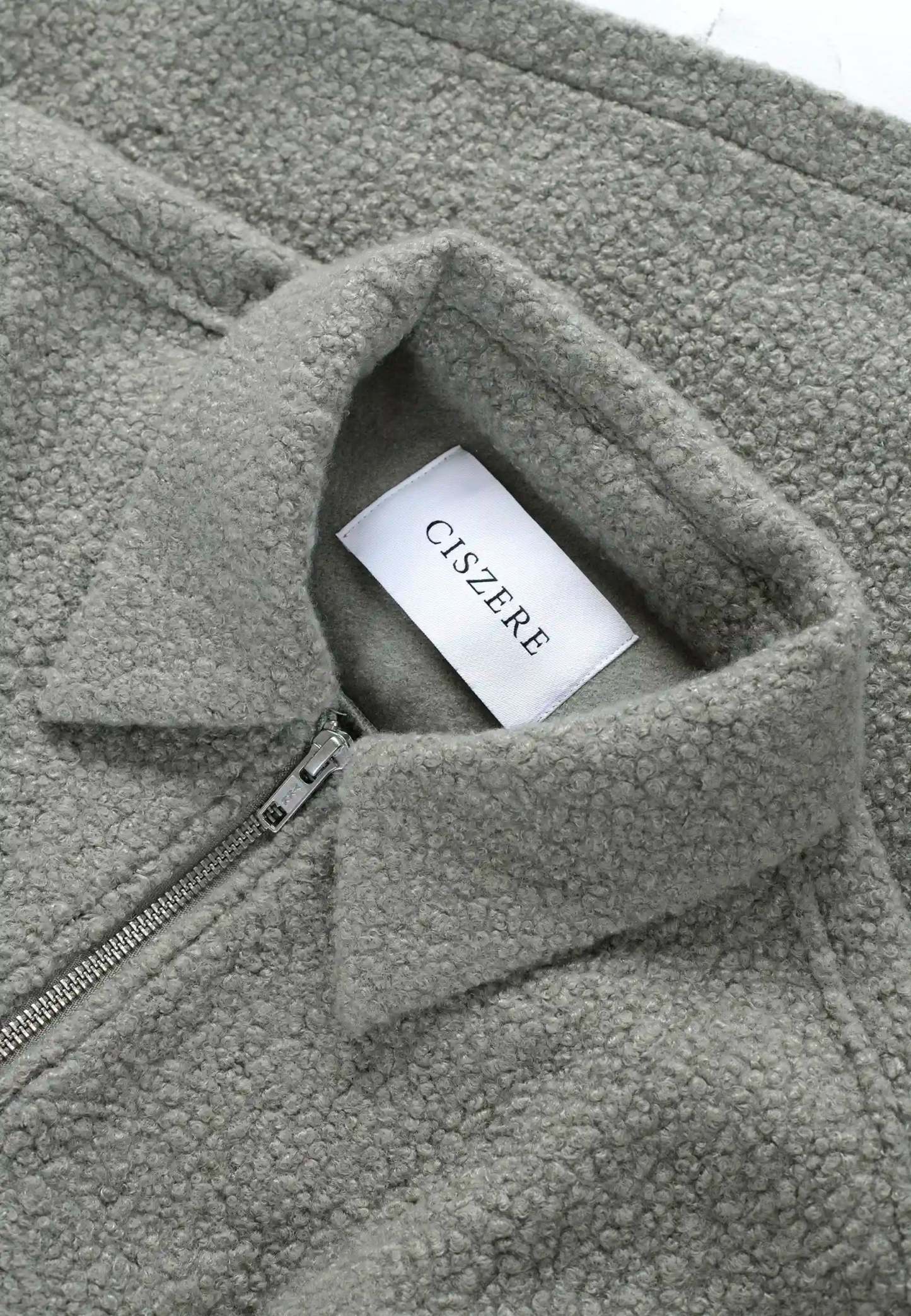 Fred boucle overshirt - Green