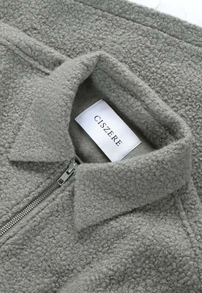 Fred boucle overshirt - Green