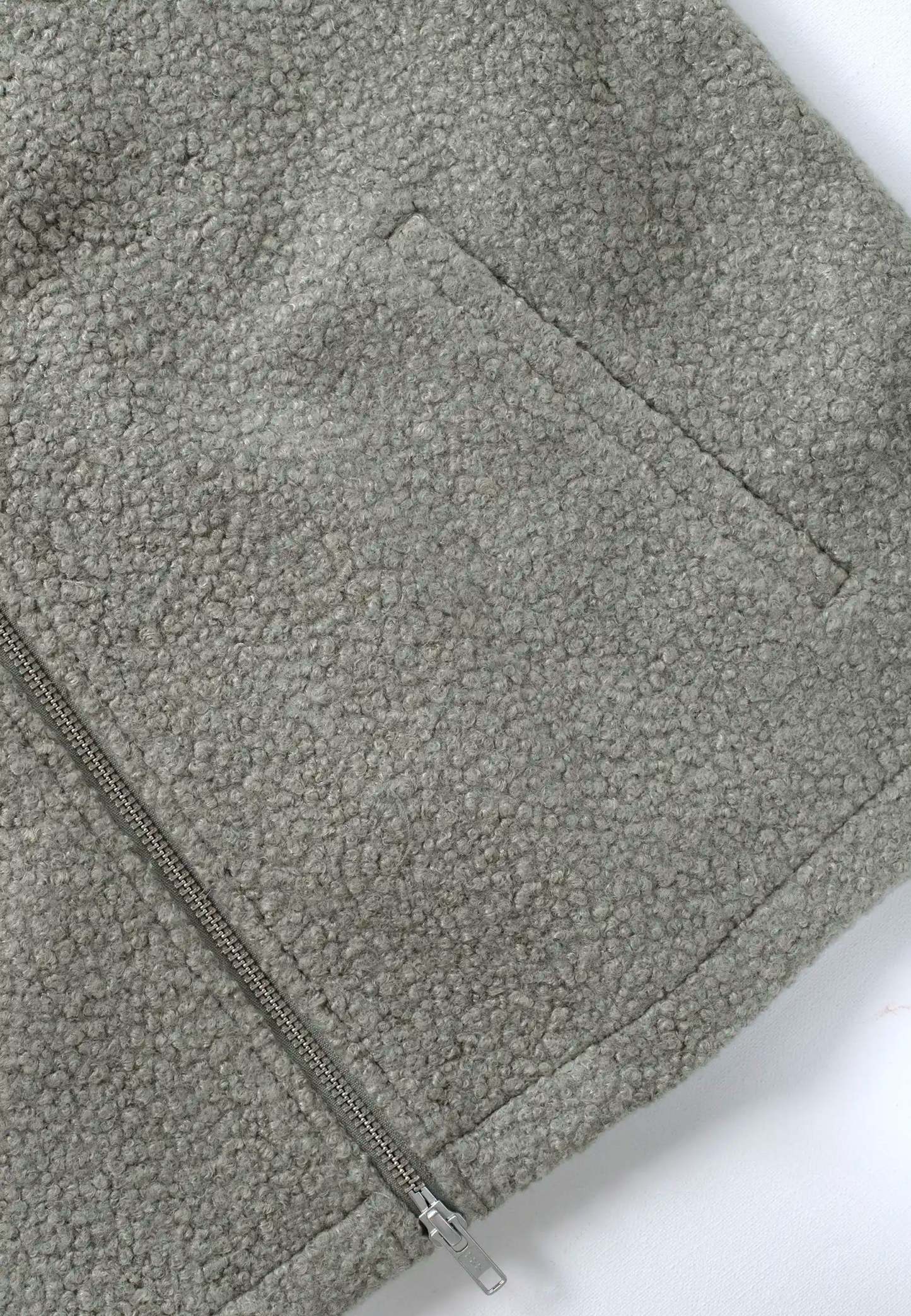 Fred boucle overshirt - Green