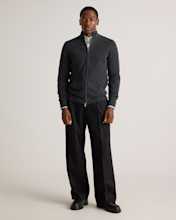 Mongolian Cashmere Full Zip Sweater