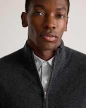 Mongolian Cashmere Full Zip Sweater