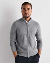 Mongolian Cashmere Full Zip Sweater