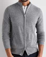 Mongolian Cashmere Full Zip Sweater
