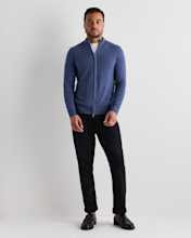 Mongolian Cashmere Full Zip Sweater