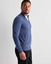 Mongolian Cashmere Full Zip Sweater