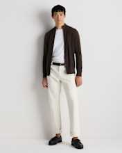 Mongolian Cashmere Full Zip Sweater