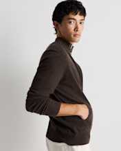 Mongolian Cashmere Full Zip Sweater