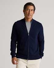 Mongolian Cashmere Full Zip Sweater
