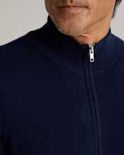 Mongolian Cashmere Full Zip Sweater