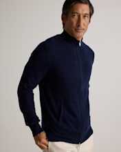 Mongolian Cashmere Full Zip Sweater