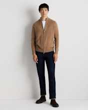 Mongolian Cashmere Full Zip Sweater