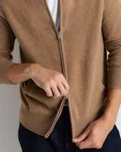Mongolian Cashmere Full Zip Sweater