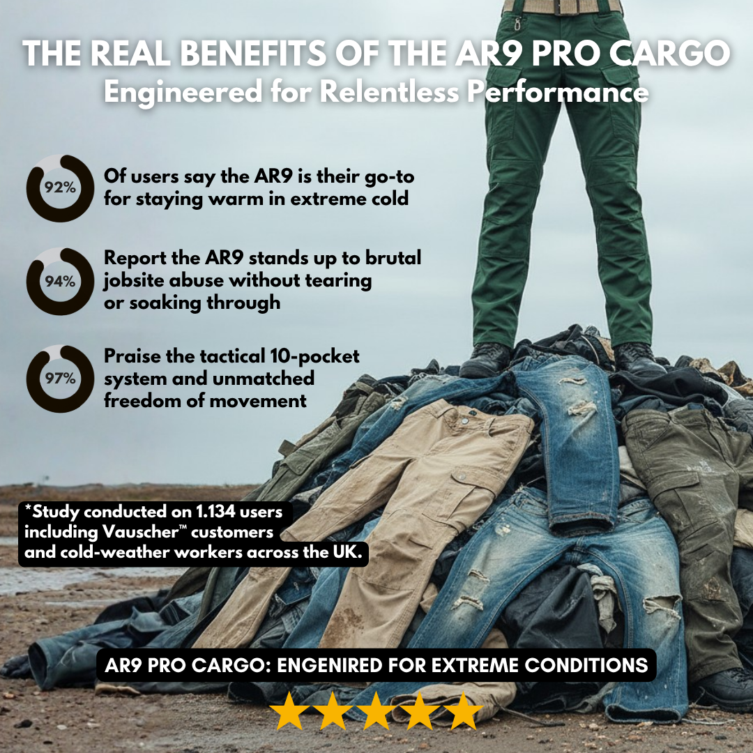 AR9 PRO™ | Indestructible Tactical Cargo for Brutal Winters